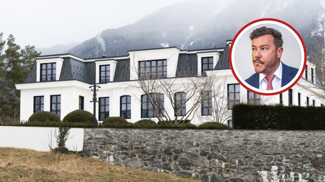 La villa de René Benko dans le quartier d'Igls à Innsbruck.