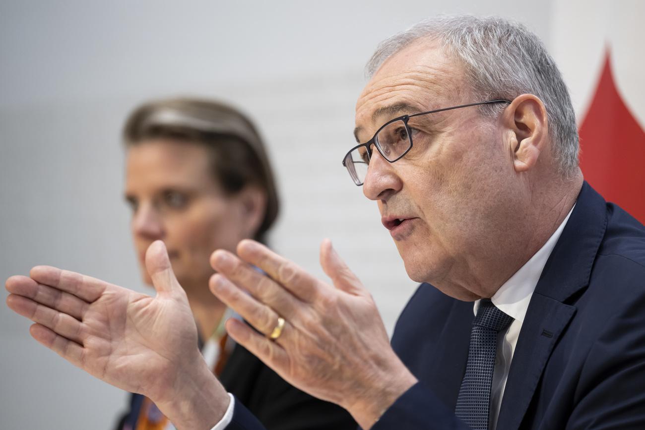 Guy Parmelin préfère voir le verre à moitié plein.