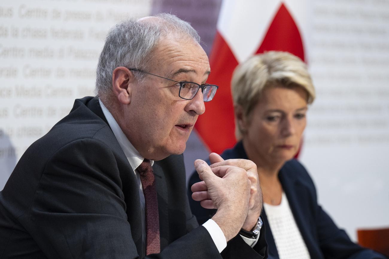 «Nous sommes allés à Washington en équipe, solidaires, avec le soutien des milieux économiques», a souligné Guy Parmelin.