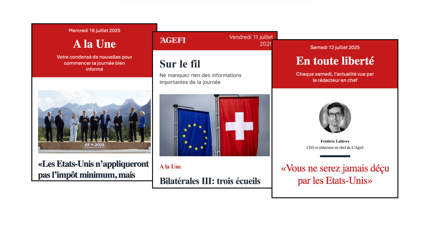 Image illustrant le service "Newsletters"