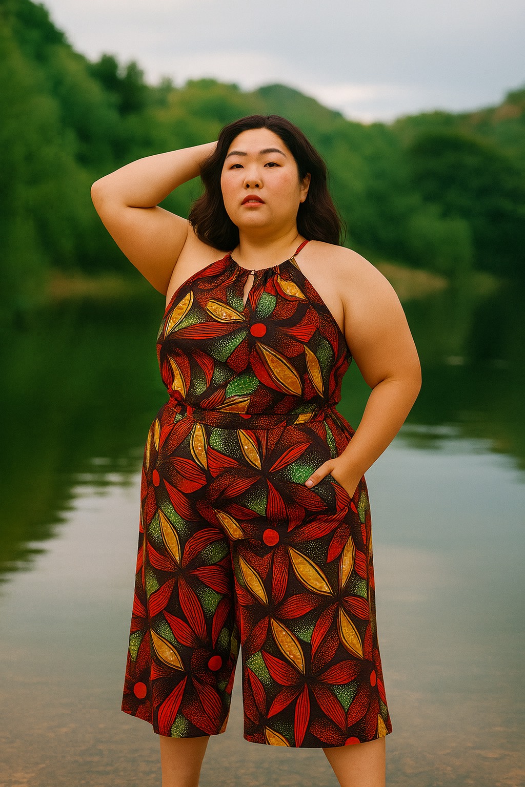 Red,Brown and Green image 2