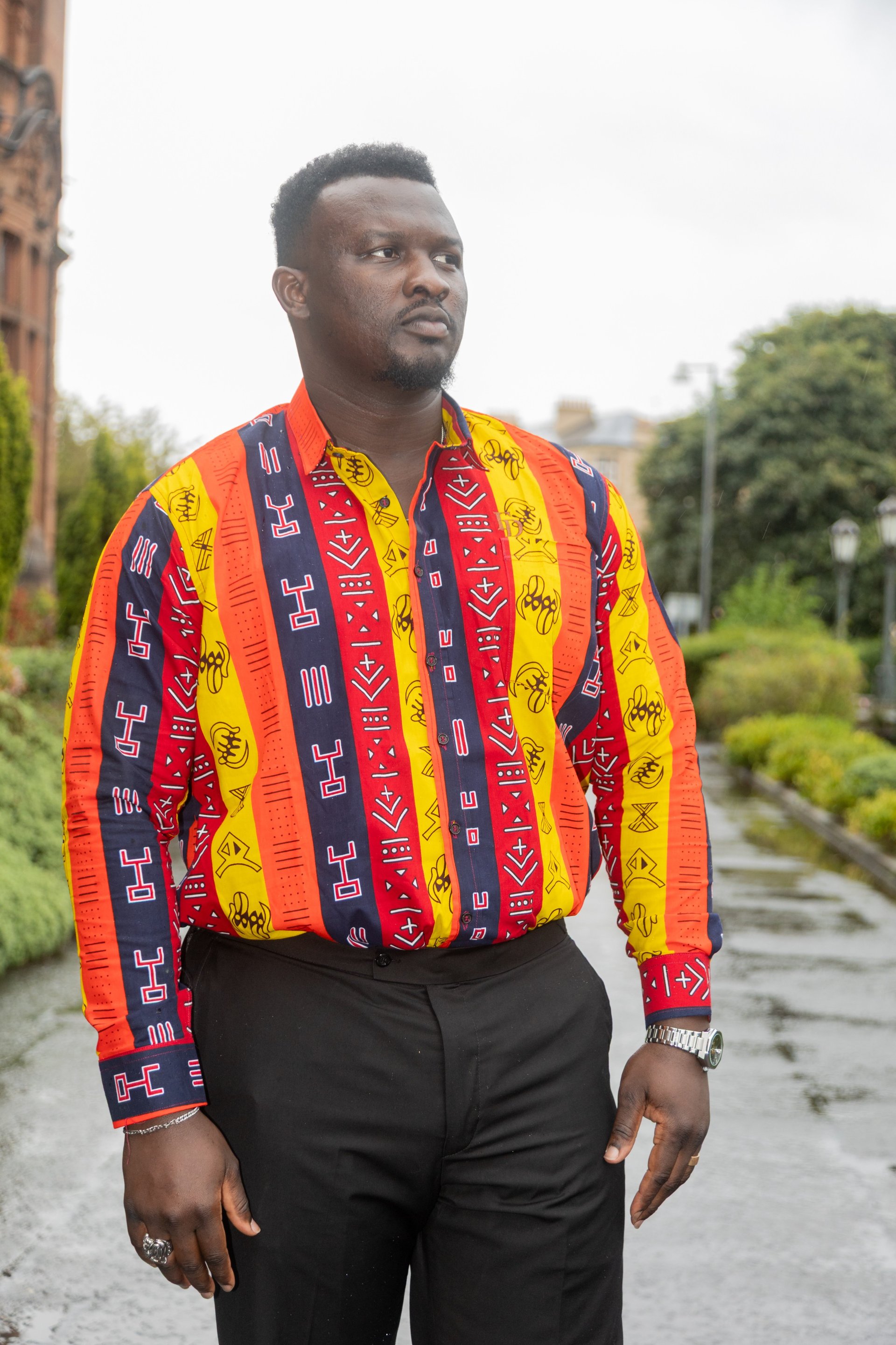 Ekun- Adinkra Heritage Shirt image