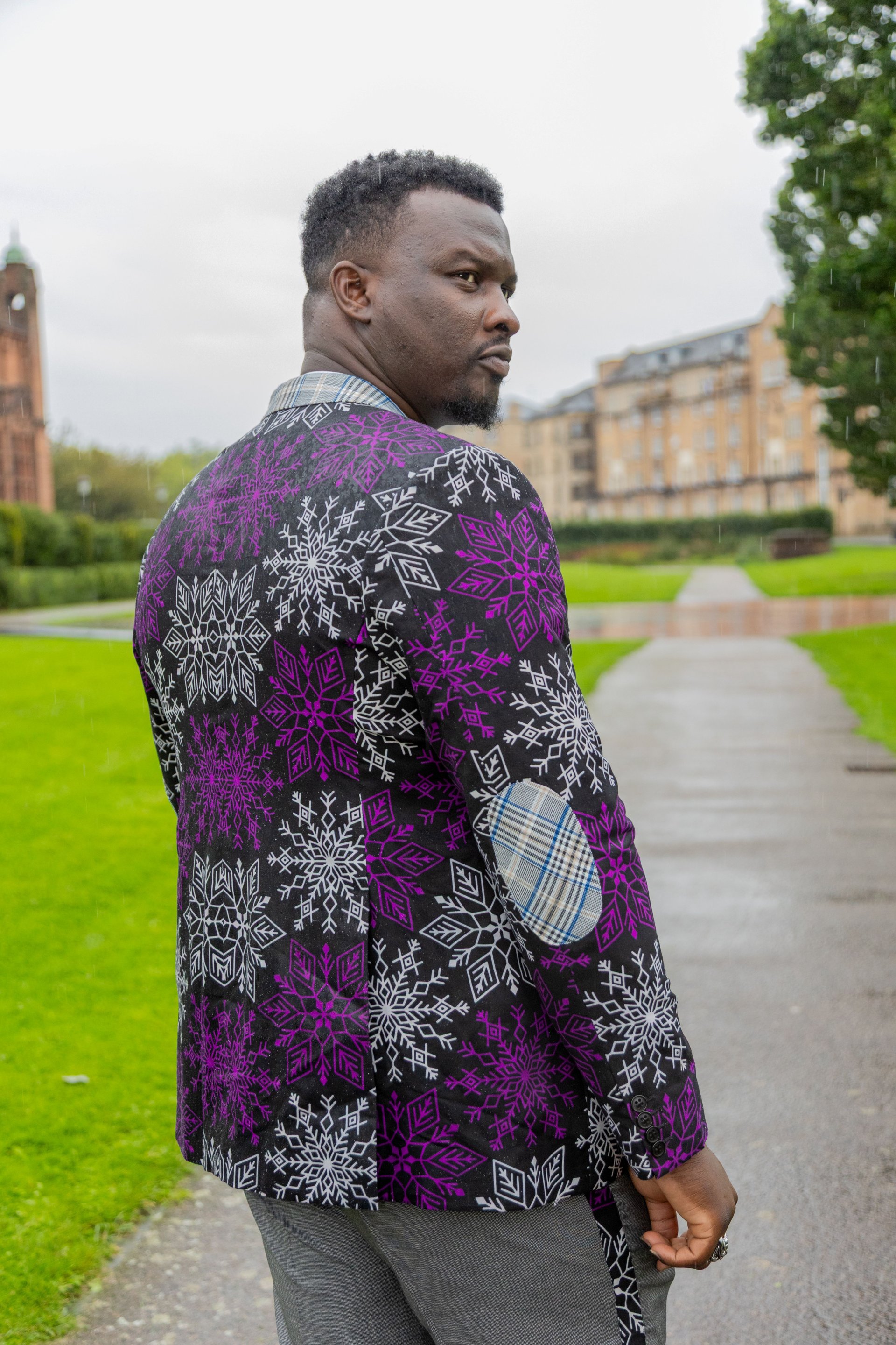 Purple patterned image 4