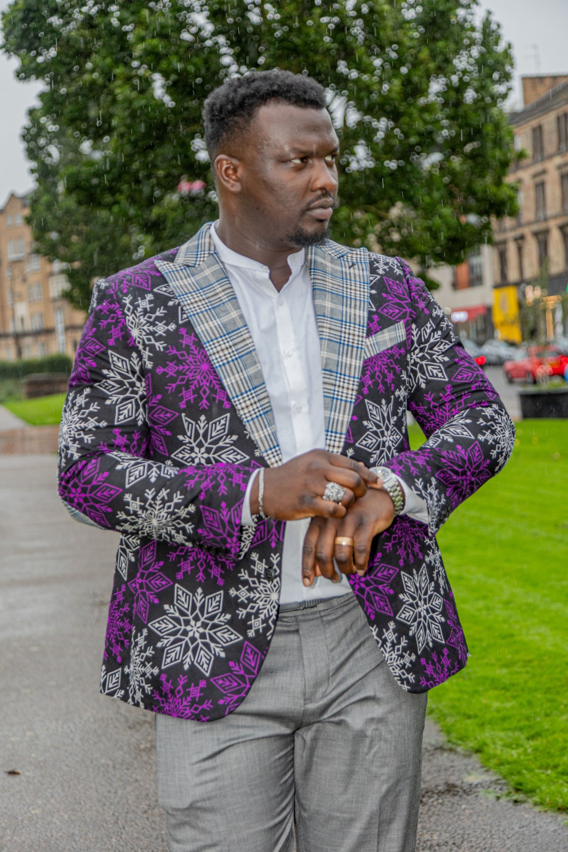 Purple patterned image 3