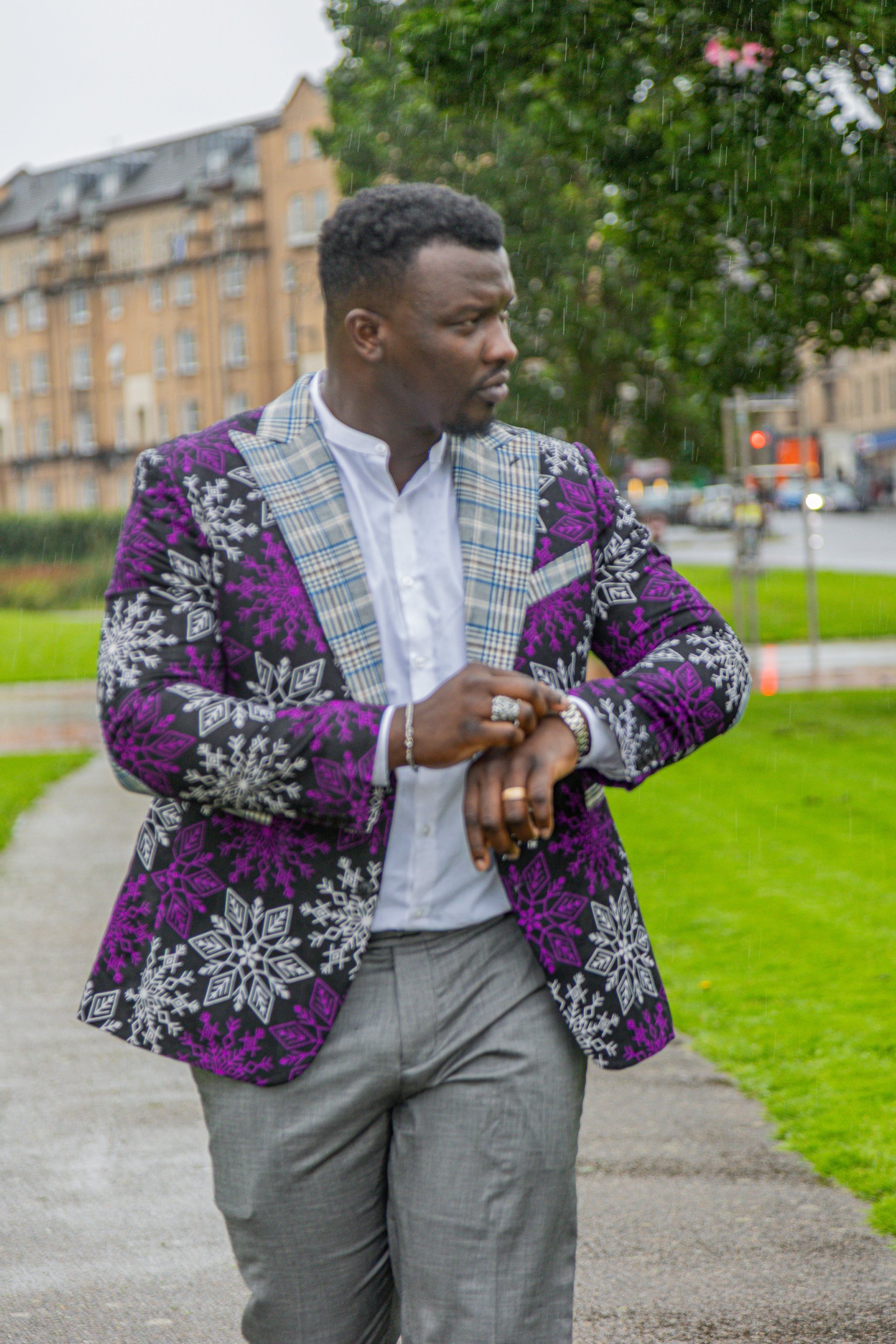 Purple patterned image 2