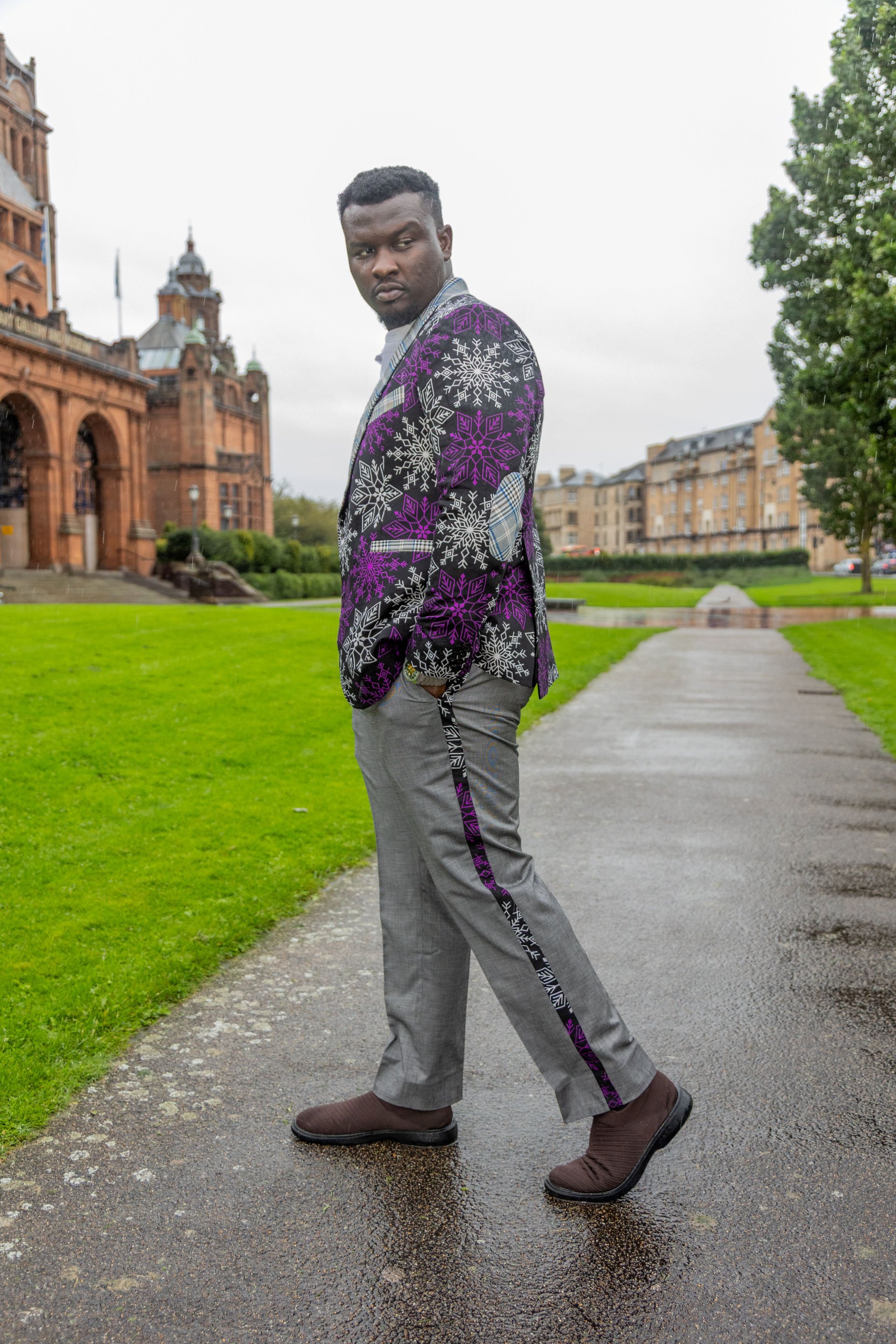 Purple patterned image 5