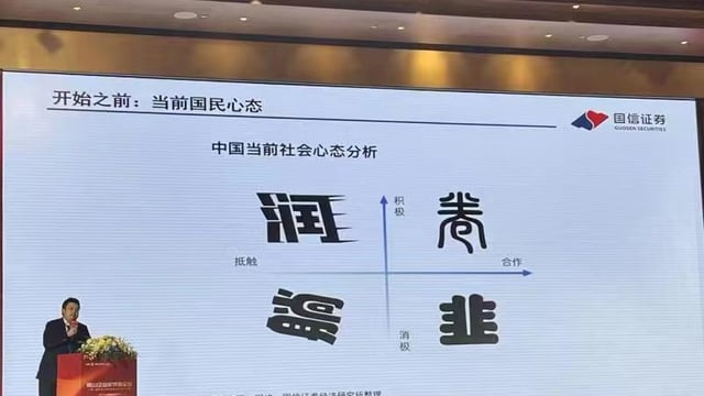 Analysis of China's current social mentality