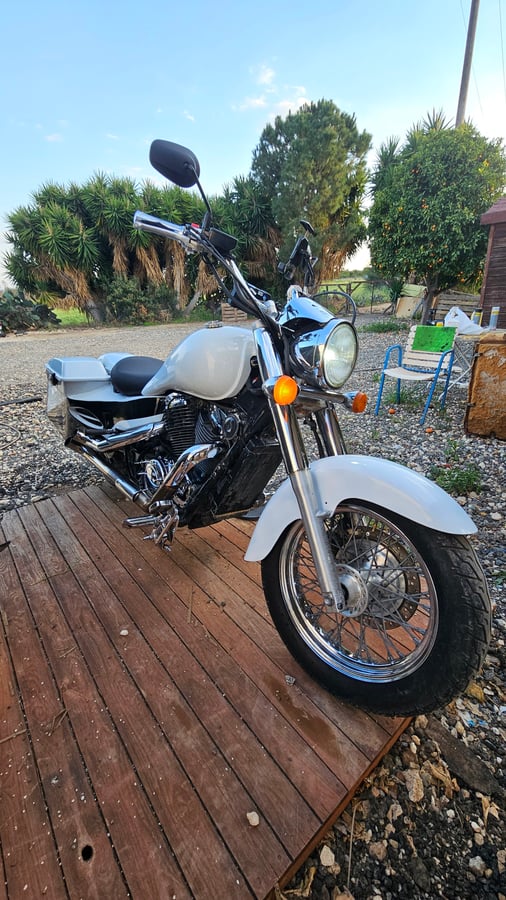 White Motorcycle for Sale