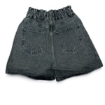 Dark Gray Denim Shorts