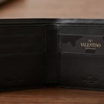 Valentino Garavani Black Leather Wallet