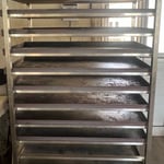 stand με 12 λαμαρίνες /stand with 12 black metal sheets (80x40 cm)