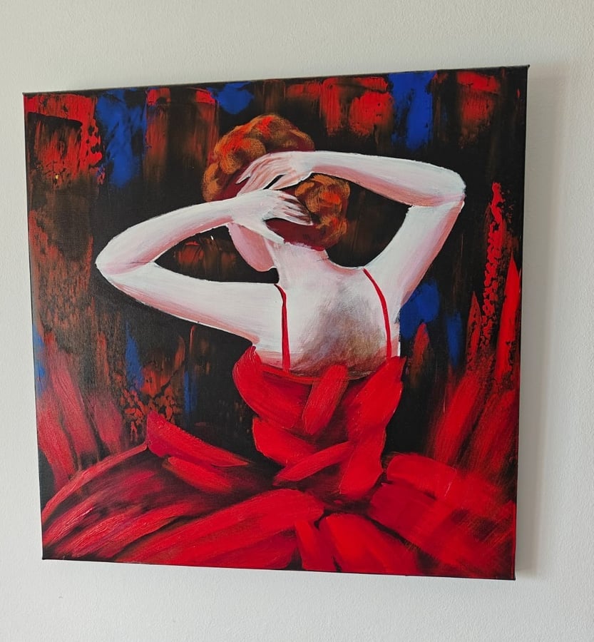Abstract Ballerina Paintings