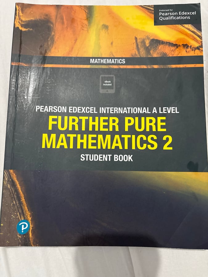 Pearson Edexcel A Level Further Pure Mathematics 2 Textbook
