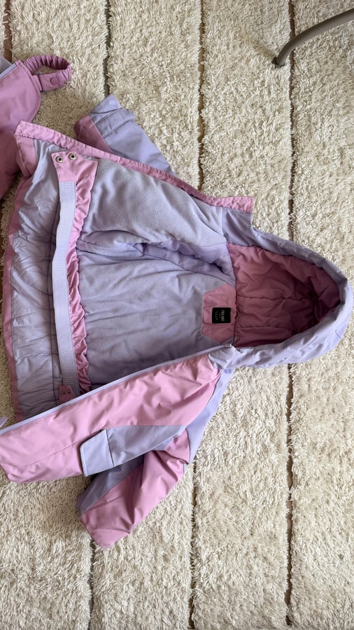 The Zara Girls Pink Winter Jacket and Pants 