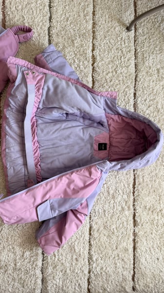 The Zara Girls Pink Winter Jacket and Pants 