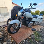 White Motorcycle for Sale