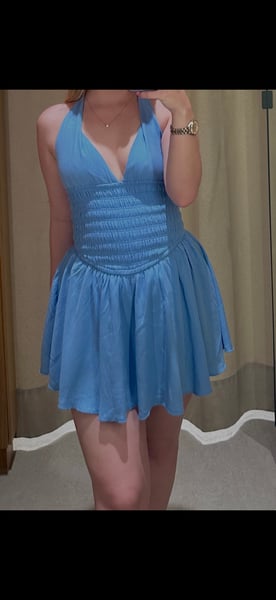 Light Blue Mini Dress