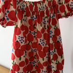 NEXT 3-6m Fruit Print Smocked Dress