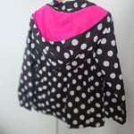 Cool Club Girls Polka Dot Windbreaker / Rain Jacket (Size 116 / 5-6 Years)