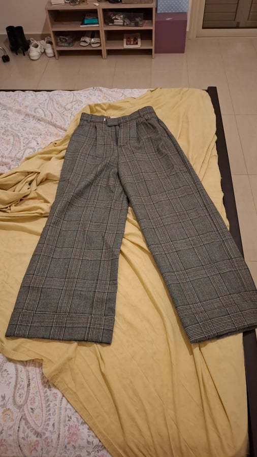 ORIGINAL GUCCI Plaid Trousers 
