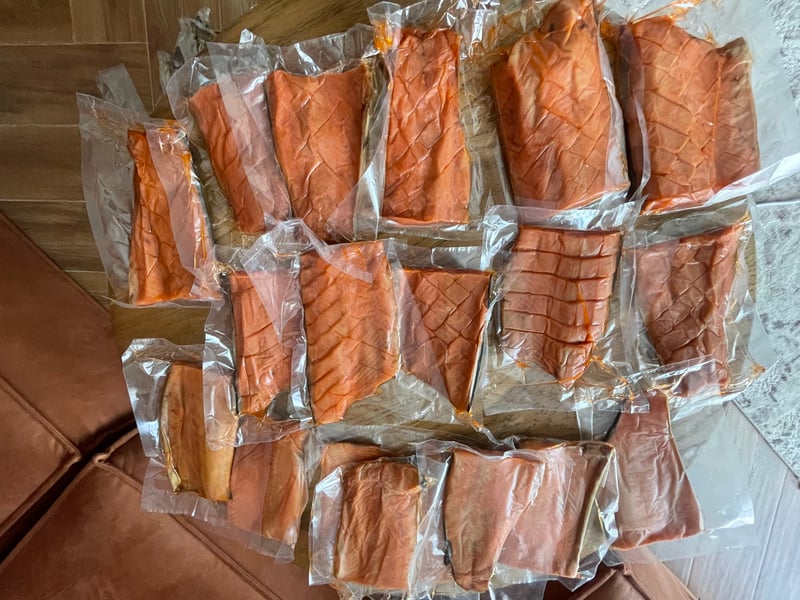 Frozen Salmon Fillets - Vacuum Packed