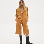 SUNSETGO Erika Oversized Blazer – Caramel | New with Tags