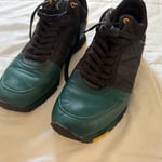 Armani Exchange A | X Green and Black Sneakers used 43 size