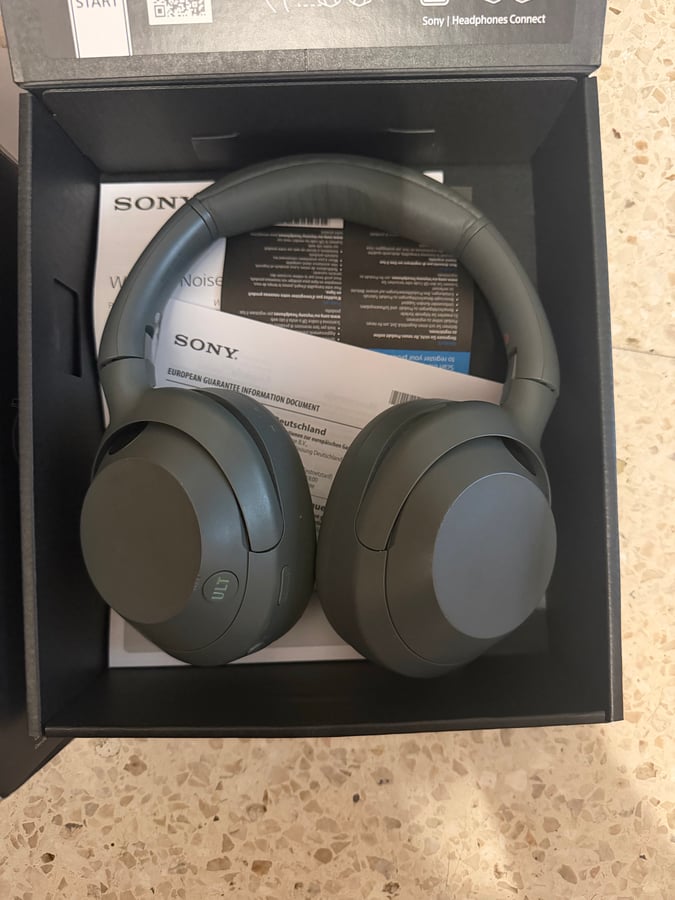 Sony ULT WEAR Wireless Noise Cancelling Headphones, Dark Green