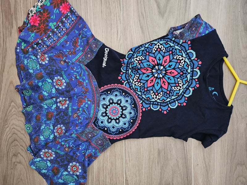 Desigual - Girls Mandala Patchwork Dress