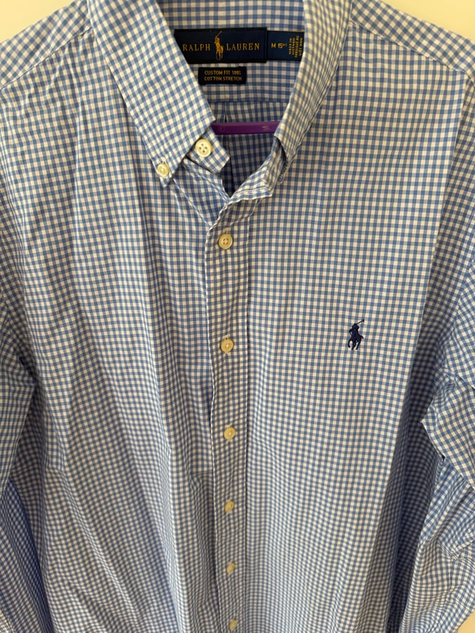 Ralph Lauren Gingham Shirt medium size