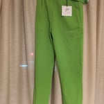 Women's Lime Green Trousers,small size with tags