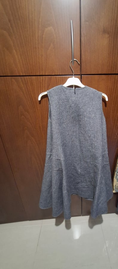Grey Women's Dress Christian Dior 