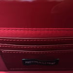 PrettyLittleThing Burgundy Patent Mini Handbag