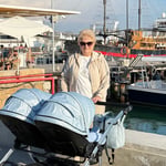 Twin Stroller Set with Carrycots & Car Seats