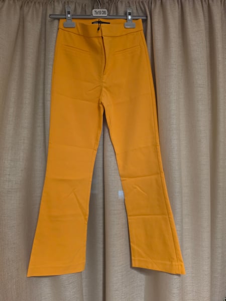 Zara Orange colour trouser,XS,no tags but brand new
