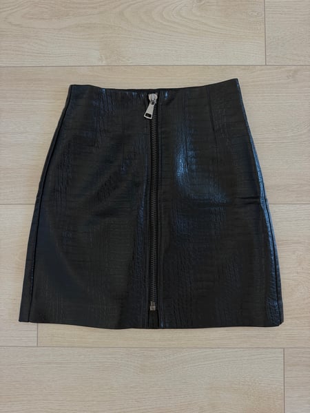 Black Leather Skirt