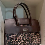 Brown Leopard Print Handbag DOCA