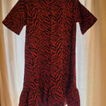 Zara Animal Zebra Print burnout velvet, size S, no tag but never worn 