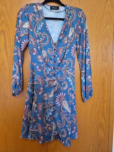 Blue Floral Dress