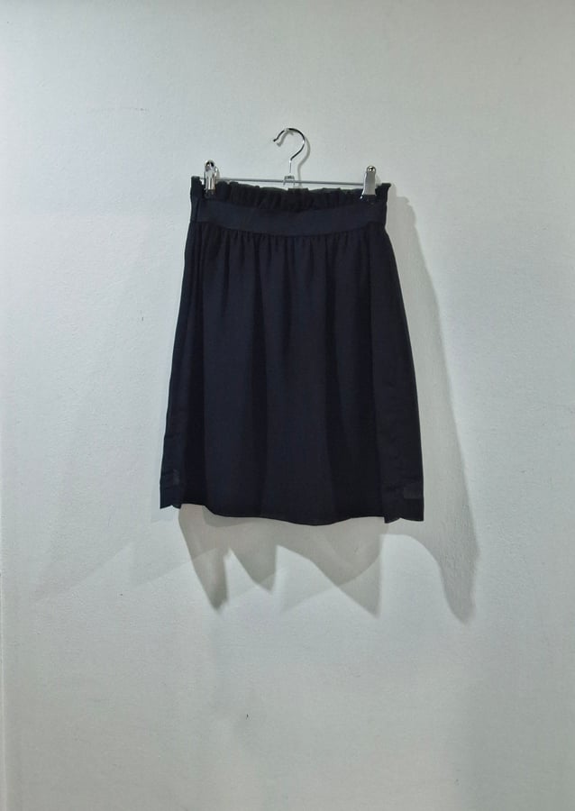 Black Chiffon Skirt