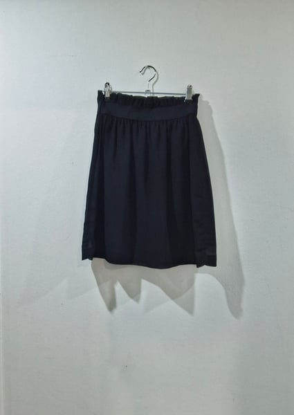Black Chiffon Skirt
