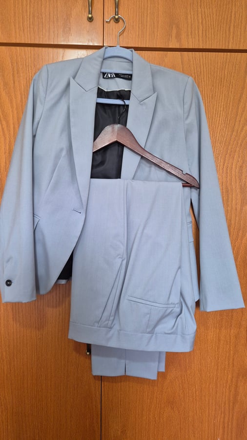 Light Blue Ladies Suit