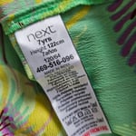 Next Girls Lime Tropical Floral Frill Summer Sundress – Size 7 Years