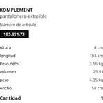 Pantalonero extraible Ikea Pax