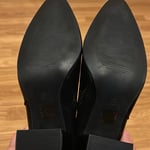Black Heeled Over-the-Knee Boots – Size EU 38