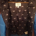 Georgio Armani Blue Jacket with Hood size 8