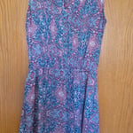 Paisley Print Sleeveless Dress