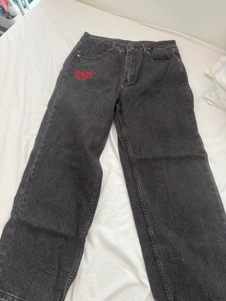Ed hardy authentic jeans in oerfect condition size M but on the baggier side