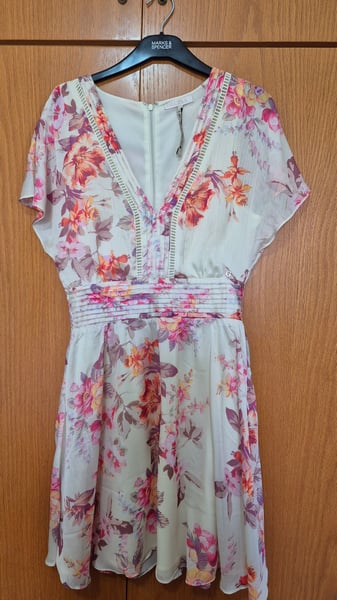 Guess Floral Short Sleeve Dress