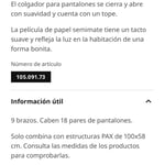 Pantalonero extraible Ikea Pax